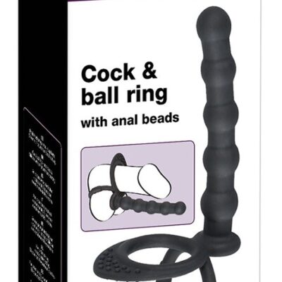 Black Velvets Cock & ball ring