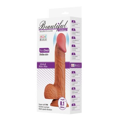 DILDO Z WIBRACJĄ BEAUTIFUL CATOBLEPAS
