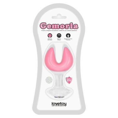 KOREK ANALNY GEMORIA SILICONE BUTT PLUG (GLOW-IN-THE-DARK)