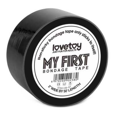 TAŚMA MY FIRST NON STICKY BONDAGE TAPE BLACK
