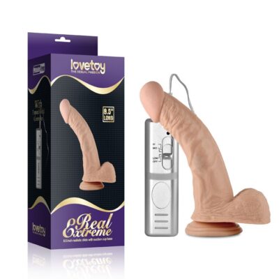 WIBRATOR 8.5" REAL EXTREME VIBRATING DILDO