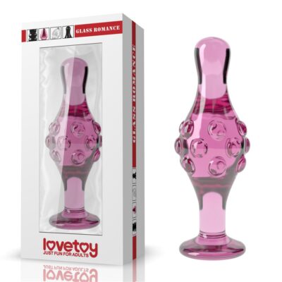 DILDO 4.5" GLASS ROMANCE