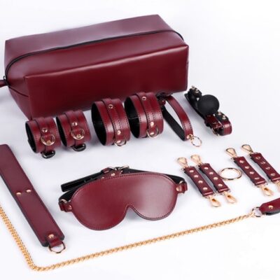 ZESTAW BDSM MIDNIGHT PLAY SET 6 PIECES WITH STORAGE BAG