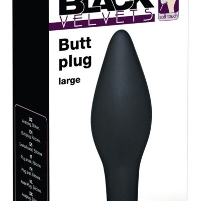 KOREK ANALNY BLACK VELVETS LARGE PLUG