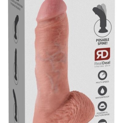 DILDO 8 VIBRATING COCK WITH BALLS